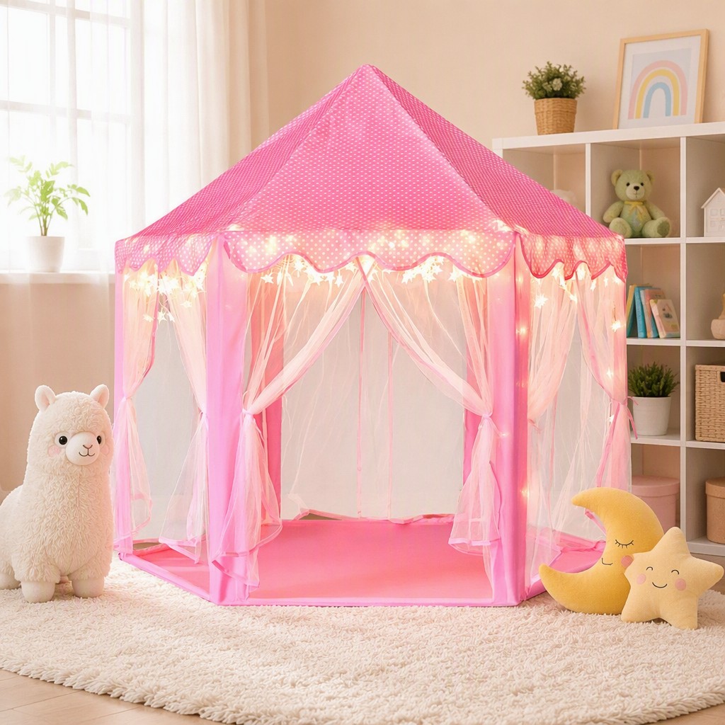 Hexagon Princess Play Tent