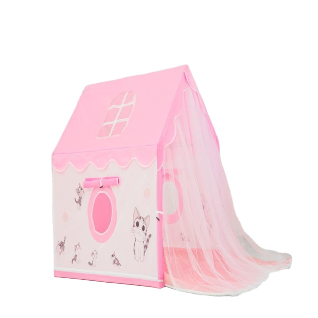 Top Selling Children Playhouse Indoor Castle Princess Cartoon for Kid Play Tent