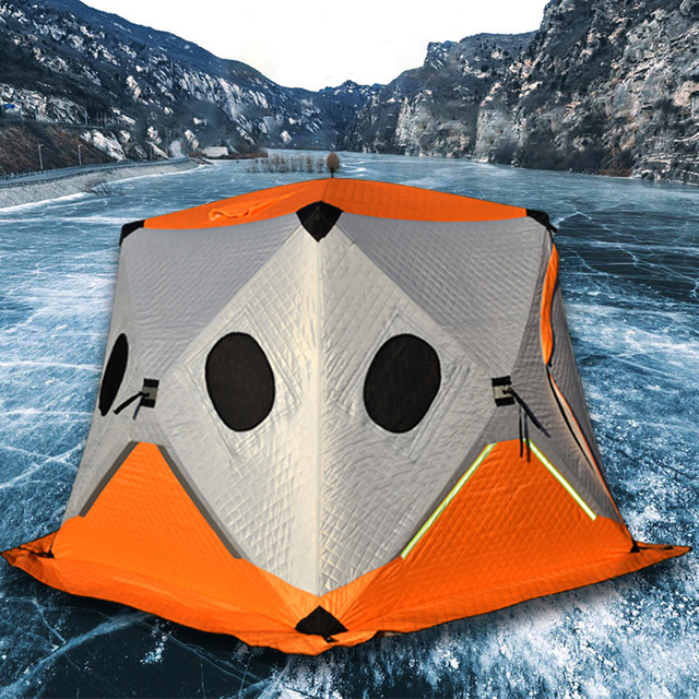 2023 Hot Sale Fast Open Bivvy Tent Fishing Diy Ice Fishing Shelter Ice Winter Fishing Snow Tent