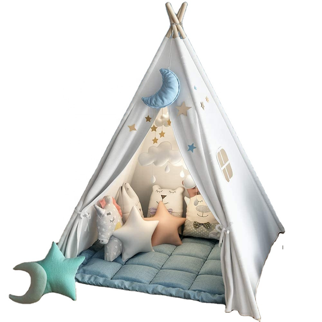 CE New Style Wholesale Portable Foldable Indian Teepee Kid Castle Tent Cheap Price Children Tents for Small Kids to Play