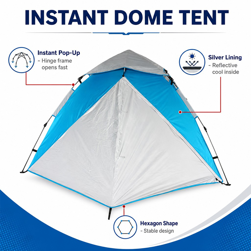 Camping Tent with Vestibule