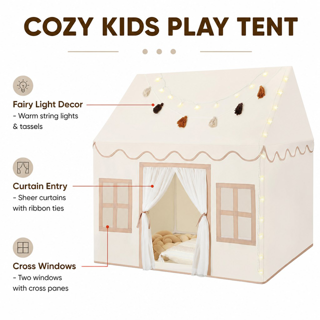 Kids House Play Tent