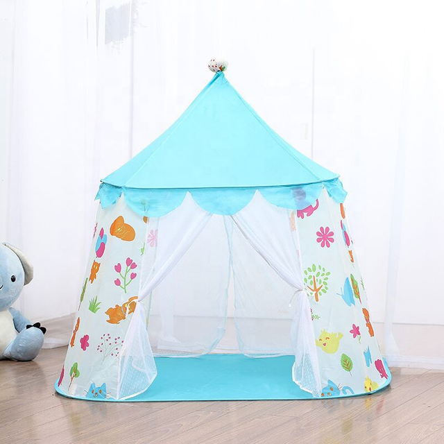 Indoor and Outdoor Use Foldable Children Hexagon Dream Tent Bed for Kid Play Castle Yurt Playhouse Cartoon Cute