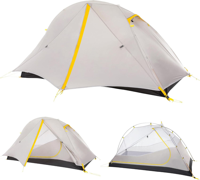 Sansu 20D nylon Waterproof 1 Persons Ultralight Tent for Hiking