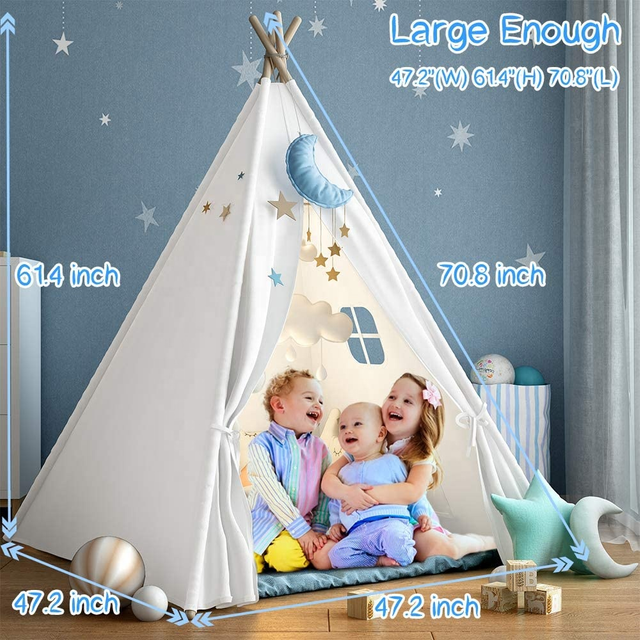 CE New Style Wholesale Portable Foldable Indian Teepee Kid Castle Tent Cheap Price Children Tents for Small Kids to Play